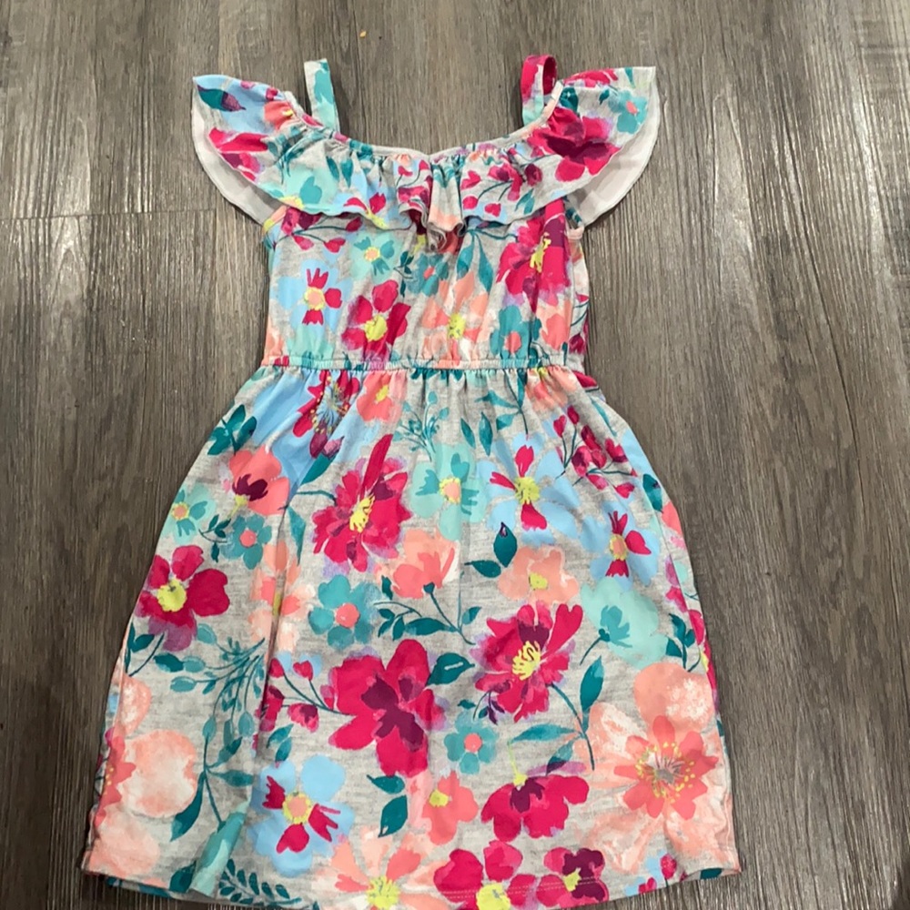 Girls Dress off the shoulder with straps